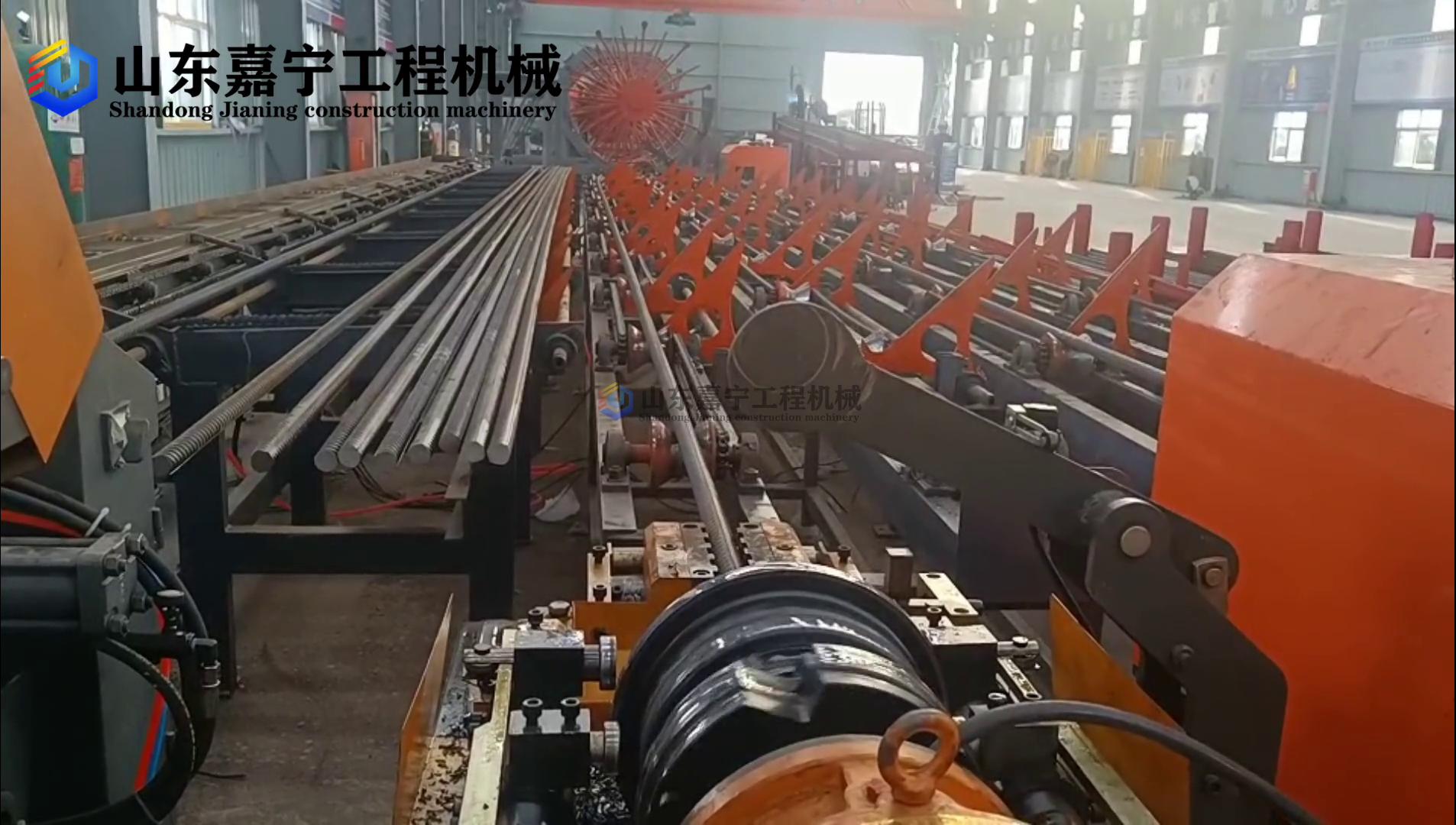 锯切套丝打磨生产线